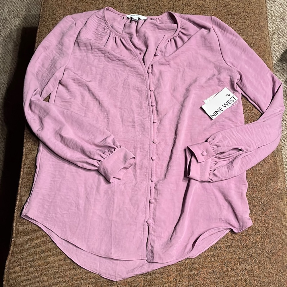 Nine West buttoned blouse
